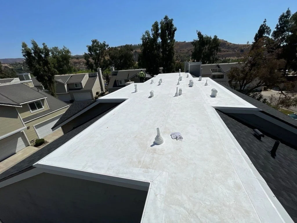 Silicone Roof Coating Commercial Roofing Washington DC for Commercial Roofers Washington DC